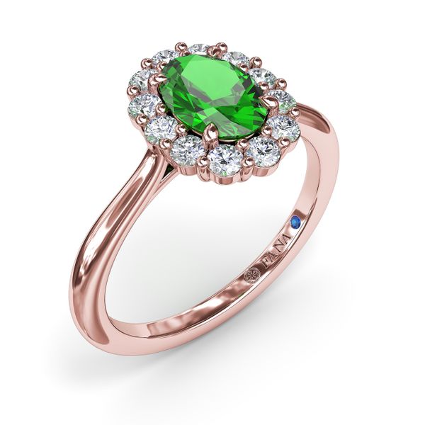 Dazzling Emerald and Diamond Ring  Image 2 John Herold Jewelers Randolph, NJ