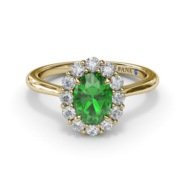 Dazzling Emerald and Diamond Ring  Gaines Jewelry Flint, MI