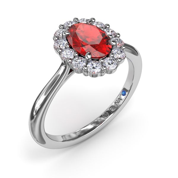 Dazzling Ruby and Diamond Ring  Image 2 Castle Couture Fine Jewelry Manalapan, NJ
