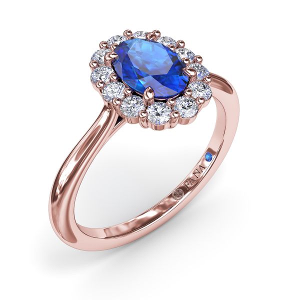 Dazzling Sapphire and Diamond Ring  Image 2 Reed & Sons Sedalia, MO