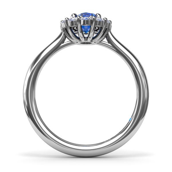 Dazzling Sapphire and Diamond Ring  Image 3 Perry's Emporium Wilmington, NC
