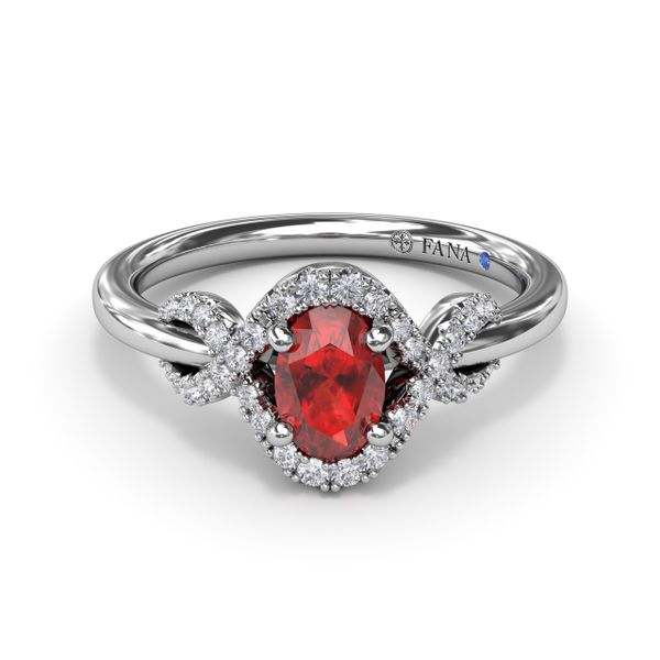 Love Knot Ruby Ring The Diamond Center Claremont, CA