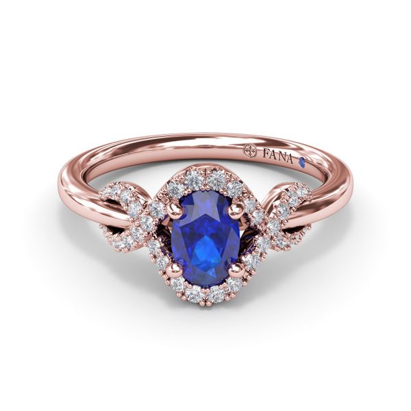 Love Knot Sapphire Ring Mesa Jewelers Grand Junction, CO