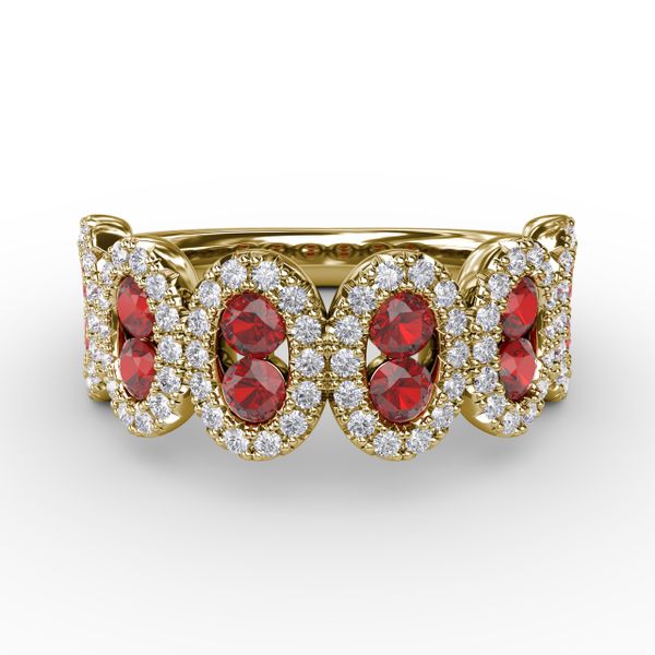 Think Like A Queen Ruby and Diamond Ring S. Lennon & Co Jewelers New Hartford, NY