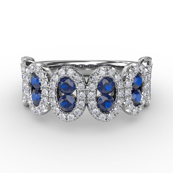 Think Like A Queen Sapphire and Diamond Ring Gaines Jewelry Flint, MI