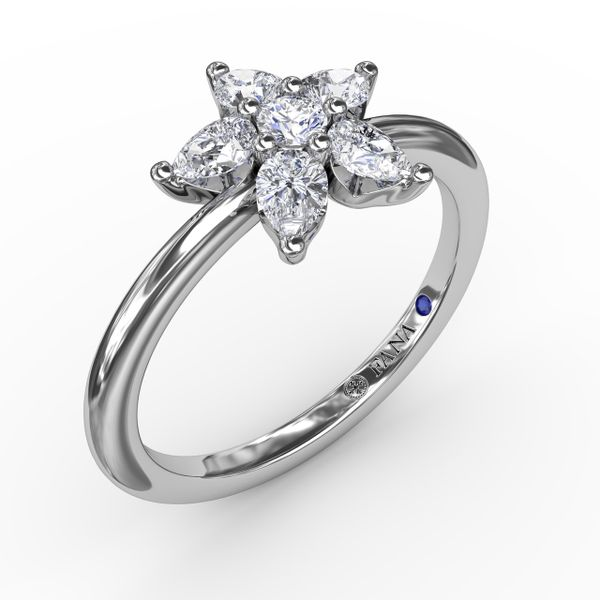 Star Shaped Diamond Ring | Ouros Jewels