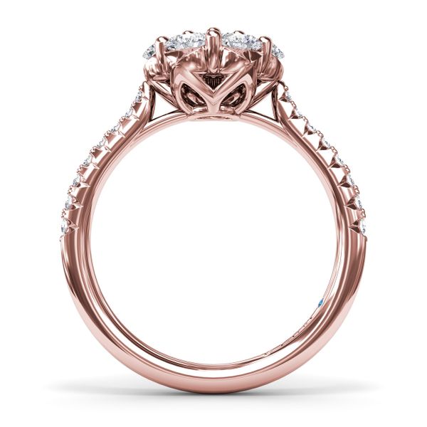 Magnolia Diamond Ring Image 3 Castle Couture Fine Jewelry Manalapan, NJ
