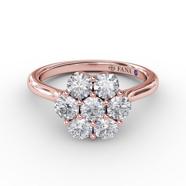 Floral Diamond Ring Gaines Jewelry Flint, MI