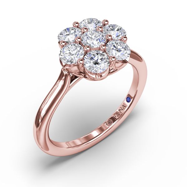 Floral Diamond Ring Image 2 John Herold Jewelers Randolph, NJ
