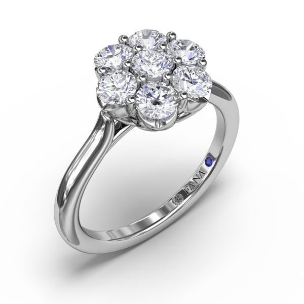 Floral Diamond Ring Image 2 LeeBrant Jewelry & Watch Co Sandy Springs, GA