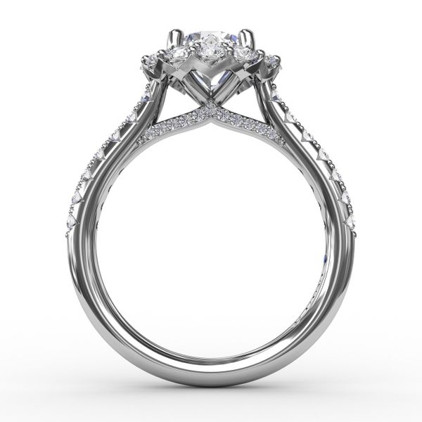 Classic Round Halo Engagement Ring  Image 2 D. Geller & Son Jewelers Atlanta, GA