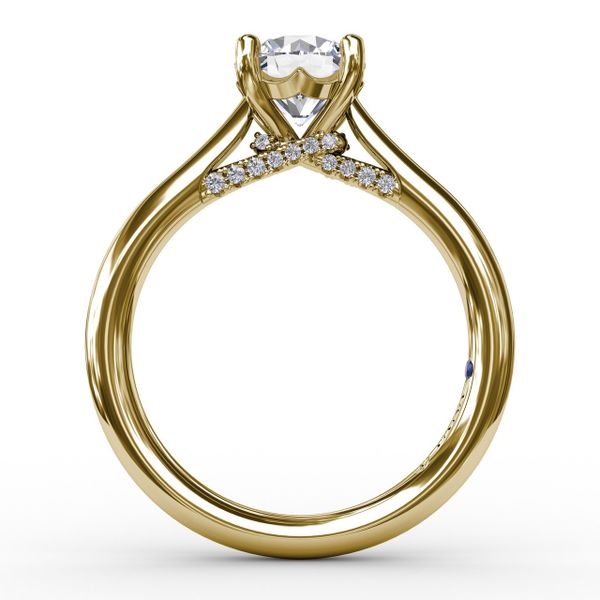 Classic Diamond Engagement Ring Image 2 Castle Couture Fine Jewelry Manalapan, NJ