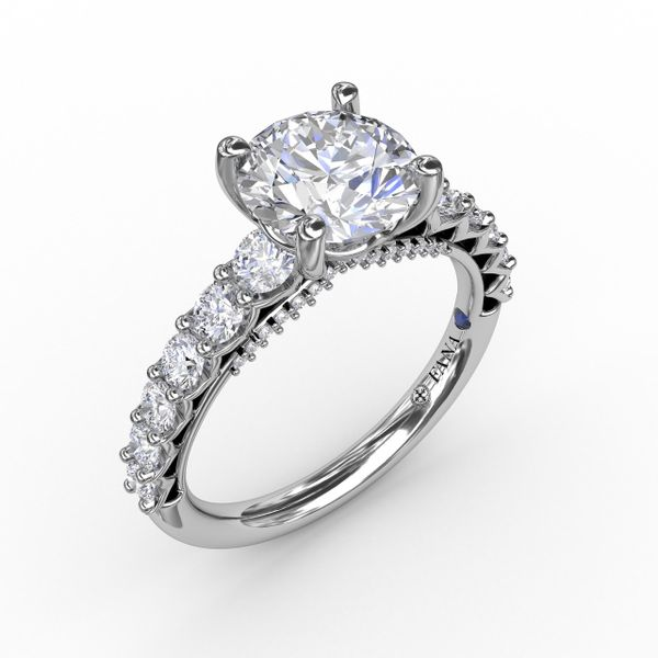 Bold Swirl Engagement Ring | Skylight Jewelers | Custom Jewelry Design