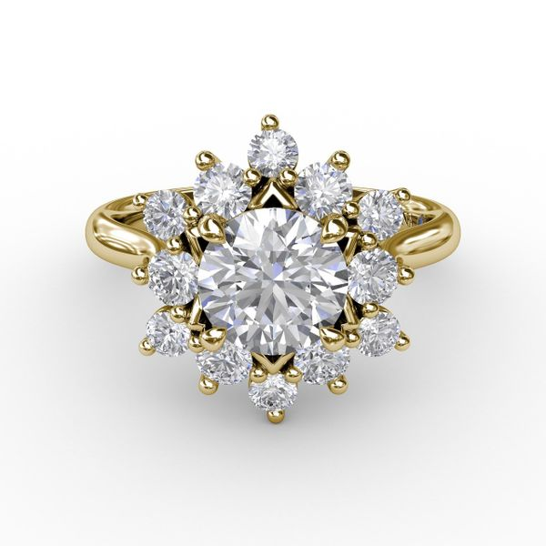 Buy 4 Prong Setting Medium Engagement Ring - Diamonds Factory