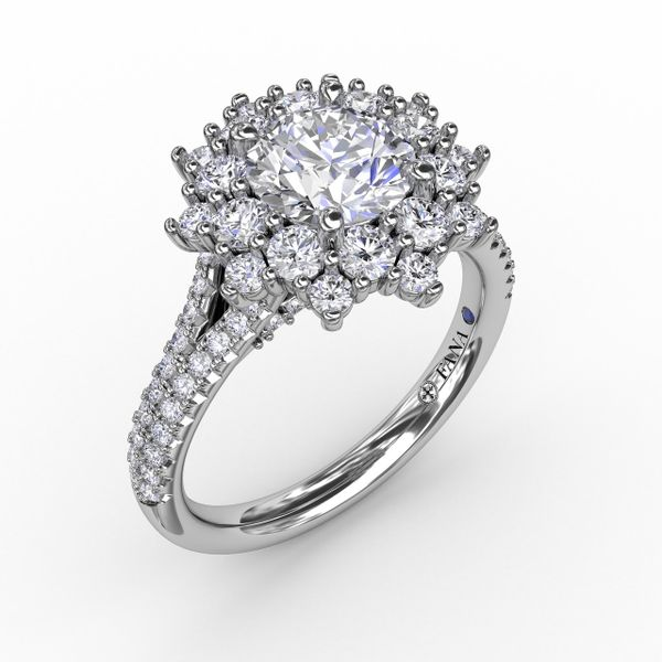Buy Vahi Floral Diamond Ring 18 KT yellow gold (3.5 gm). | Online By  Giriraj Jewellers