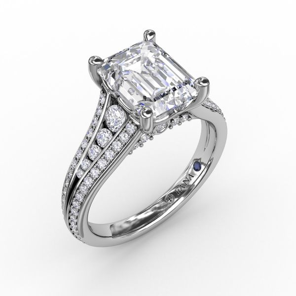 Invisible Set Solitaire Diamond Engagement Ring – Mangalsutraonline