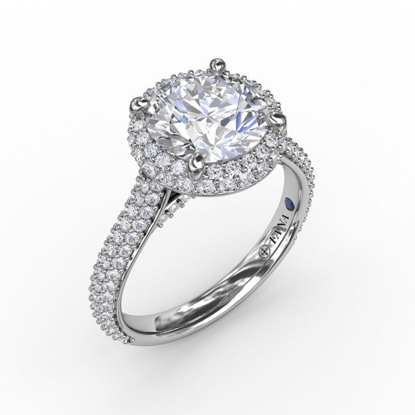 Macy's Diamond Pear Double Halo Engagement Ring (2 ct. t.w.) in 14k White  Gold - Macy's