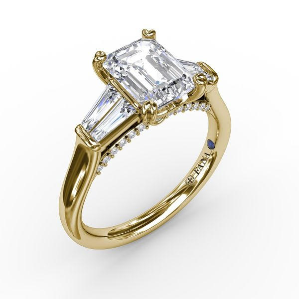 1.5 Ct Emerald Cut Solitaire Engagement Ring, Emerald Cut Engagement Ring, Emerald  Cut Ring, 1.5Ct