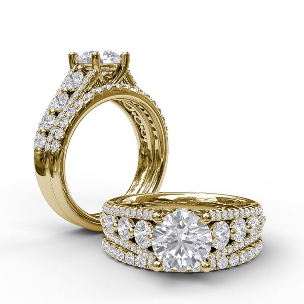Gorgeous Couture Engagement Ring Image 4 The Diamond Center Claremont, CA
