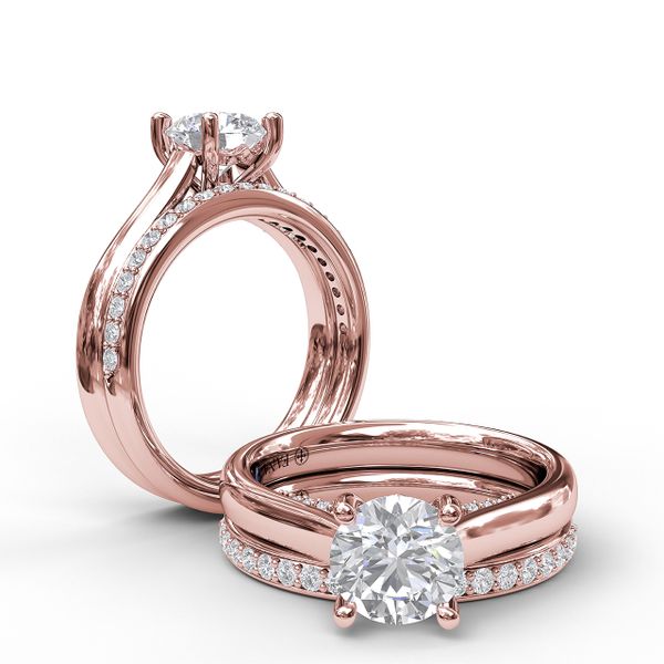Love Forever Solitaire With Surprise Diamonds Engagement Ring Image 4 The Diamond Center Claremont, CA