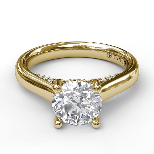 Love Forever Solitaire With Surprise Diamonds Engagement Ring Image 3 S. Lennon & Co Jewelers New Hartford, NY