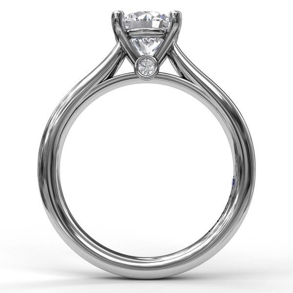 Classic Solitaire With Peek A Boo Diamond Image 2 Jacqueline's Fine Jewelry Morgantown, WV