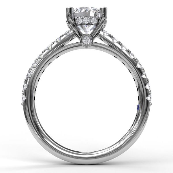 Timeless Single Row Engagement Ring Image 2 Parris Jewelers Hattiesburg, MS