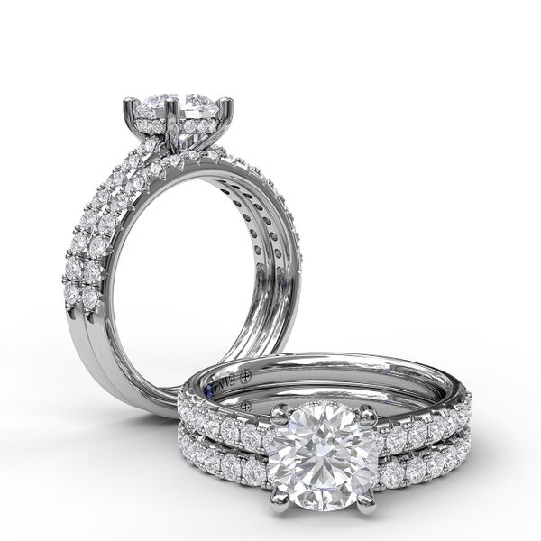 Timeless Single Row Engagement Ring Image 4 Almassian Jewelers, LLC Grand Rapids, MI