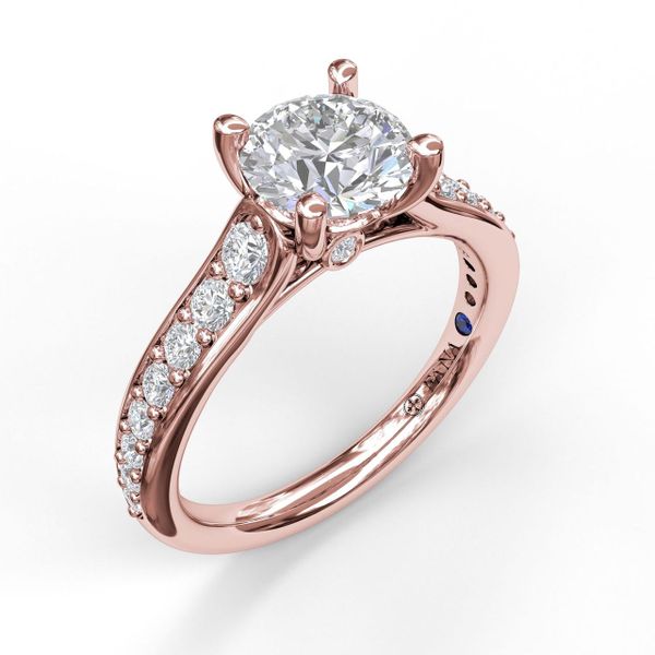 Classic Single Row Diamond Engagement Ring Almassian Jewelers, LLC Grand Rapids, MI
