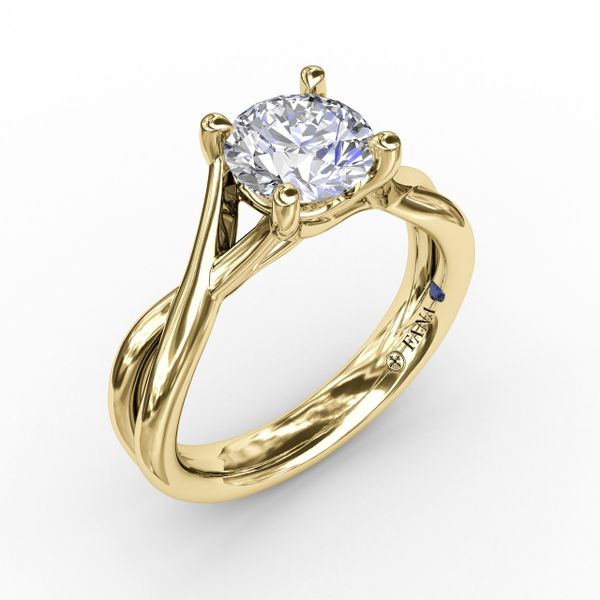 Infinity Solitaire Engagement Ring John Herold Jewelers Randolph, NJ