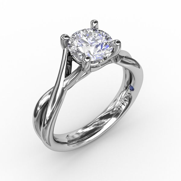Order Engagement Ring Enero in Round cut 0.1 Carat 14k White Gold Diamond |  GLAMIRA.in