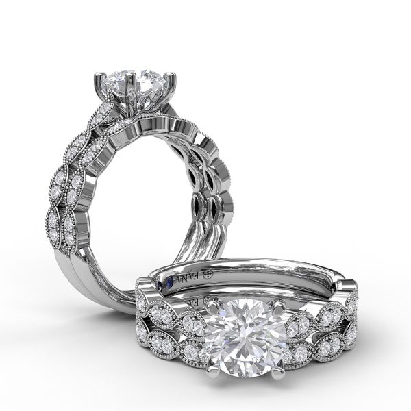 Vintage Marquise Shaped Engagement Ring Image 4 The Diamond Center Claremont, CA
