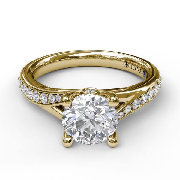 Designer Split Band Engagement Ring Image 3 Almassian Jewelers, LLC Grand Rapids, MI