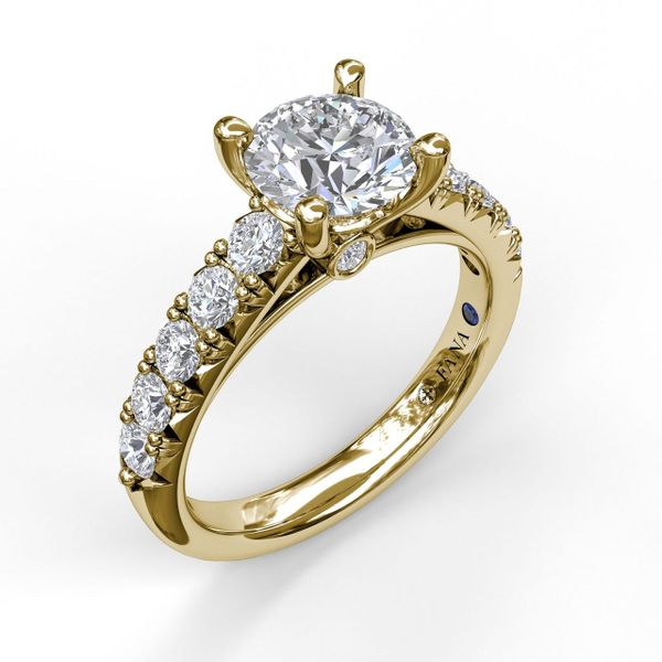 Tacori Royal T Princess Cut French Pave Engagement Ring, Platinum, HT2672PR