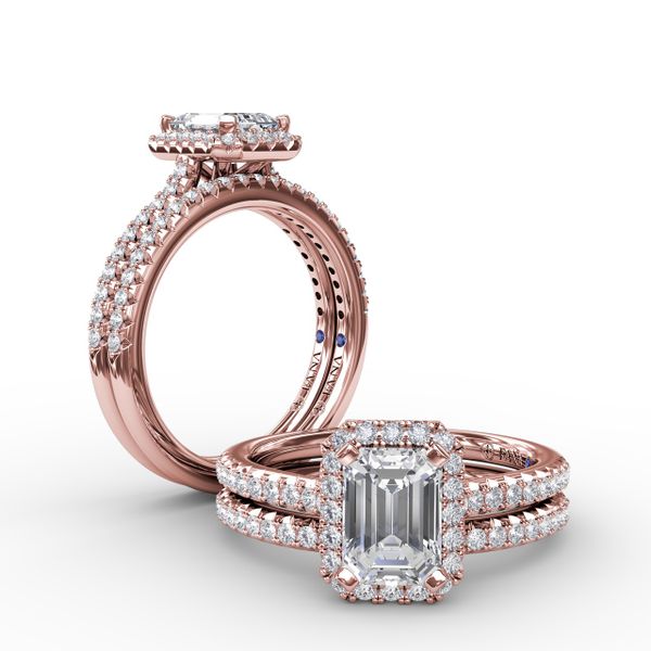 Emerald Cut Diamond Ring  Image 4 Gaines Jewelry Flint, MI