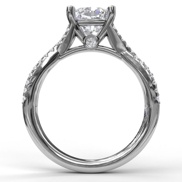 Twist Diamond Engagement Ring Image 2 Parris Jewelers Hattiesburg, MS