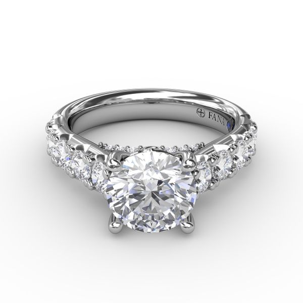 Classic Round Diamond Solitaire Engagement Ring Image 3 Parris Jewelers Hattiesburg, MS