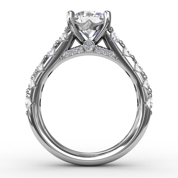 Classic Round Diamond Solitaire Engagement Ring Image 2 Parris Jewelers Hattiesburg, MS