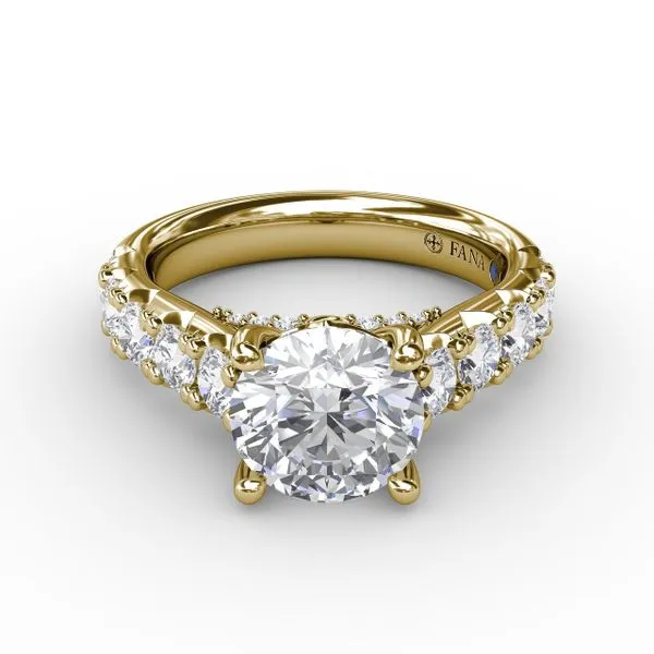 Fana Classic Round Chunky Diamond Solitaire Engagement Ring | Quest Fine Jewelry | Fairfax, VA