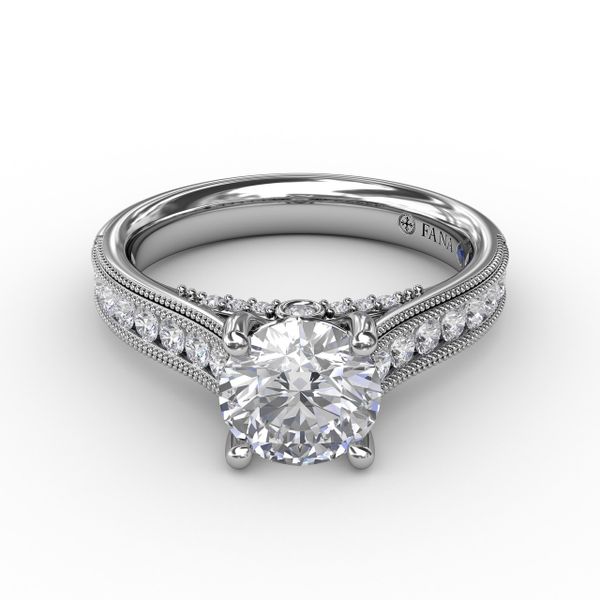 Classic Round Diamond Solitaire Engagement Ring Image 3 Sanders Diamond Jewelers Pasadena, MD