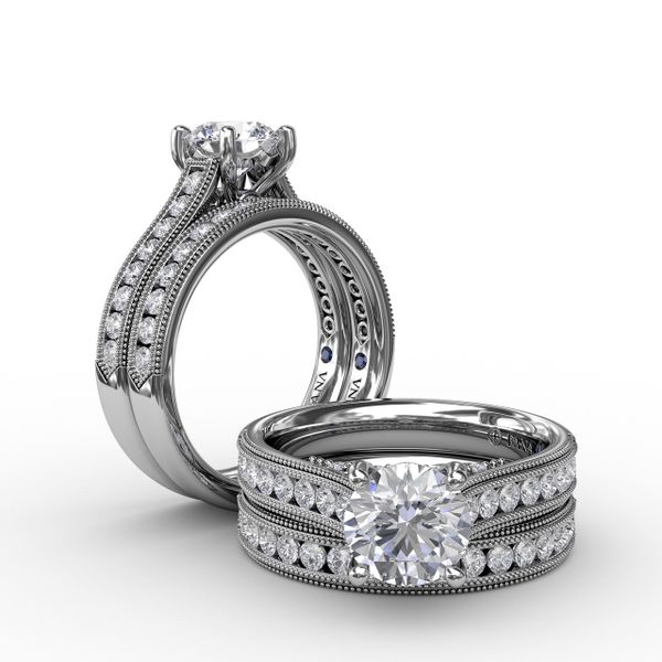 Classic Round Diamond Solitaire Engagement Ring Image 4 Sanders Diamond Jewelers Pasadena, MD