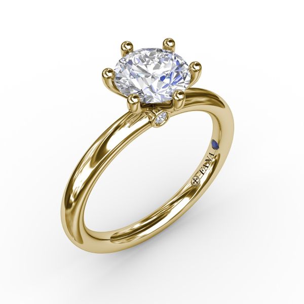 Classic Six-Prong Round Diamond Solitaire Engagement Ring Newtons Jewelers, Inc. Fort Smith, AR