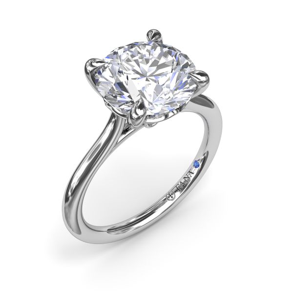 Precious Solitaire Diamond Engagement Ring  Castle Couture Fine Jewelry Manalapan, NJ