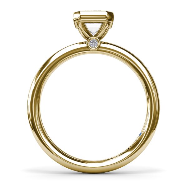 Modest Solitaire Diamond Engagement Ring  Image 3 Perry's Emporium Wilmington, NC