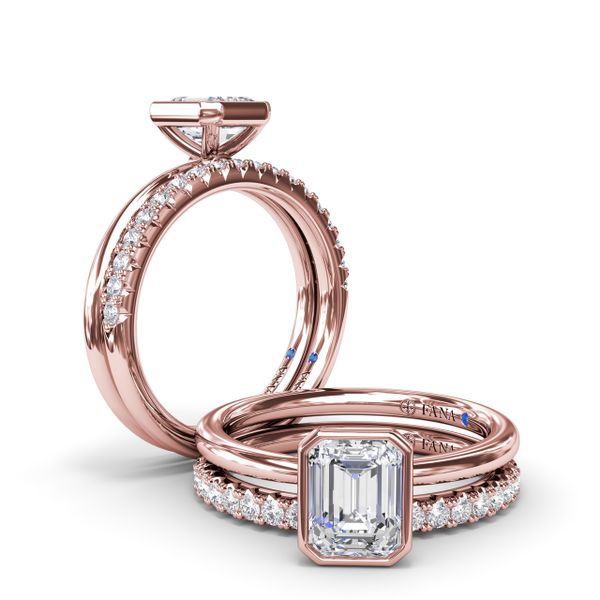 Modest Solitaire Diamond Engagement Ring  Image 4 Graham Jewelers Wayzata, MN