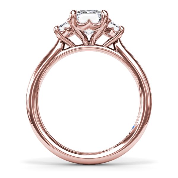 Three Stone Beauty Diamond Engagement Ring  Image 3 Harris Jeweler Troy, OH