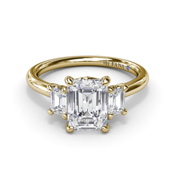 Three Stone Beauty Diamond Engagement Ring  Image 2 Lake Oswego Jewelers Lake Oswego, OR