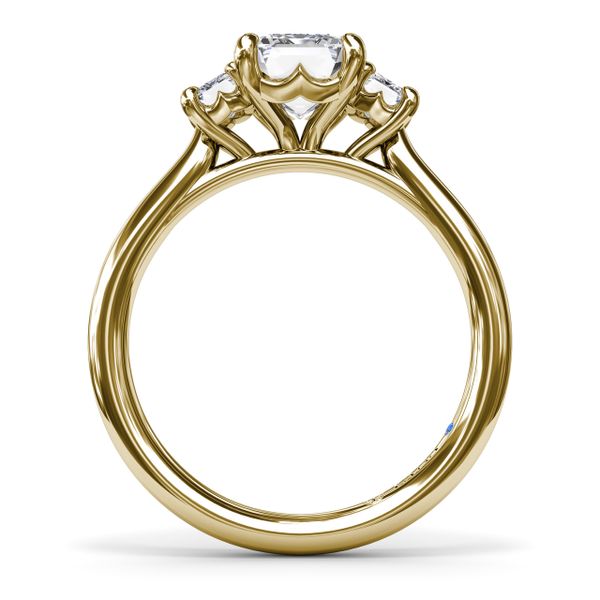 Three Stone Beauty Diamond Engagement Ring  Image 3 S. Lennon & Co Jewelers New Hartford, NY