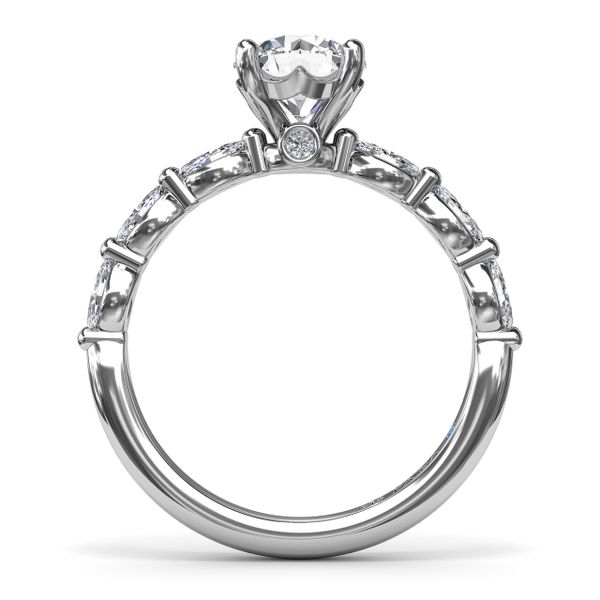 Perfectly Polished Diamond Engagement Ring  Image 3 John Herold Jewelers Randolph, NJ