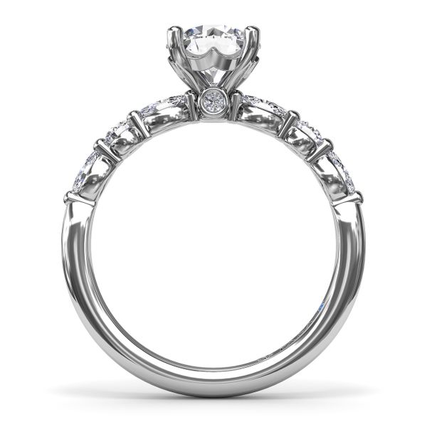Enchanted Diamond Engagement Ring  Image 3 Castle Couture Fine Jewelry Manalapan, NJ